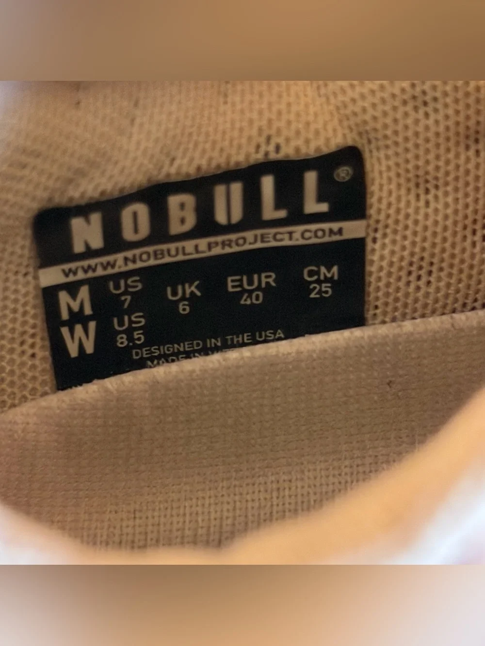 NOBULL Outwork Edge Shoes Light Pink Womens Size 8.5
